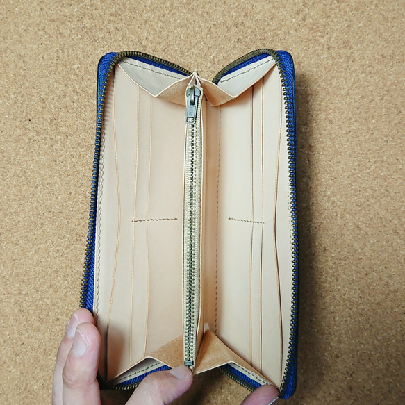 ☆オーダーメイド☆世界でたった１つの手染めの革財布☆ 