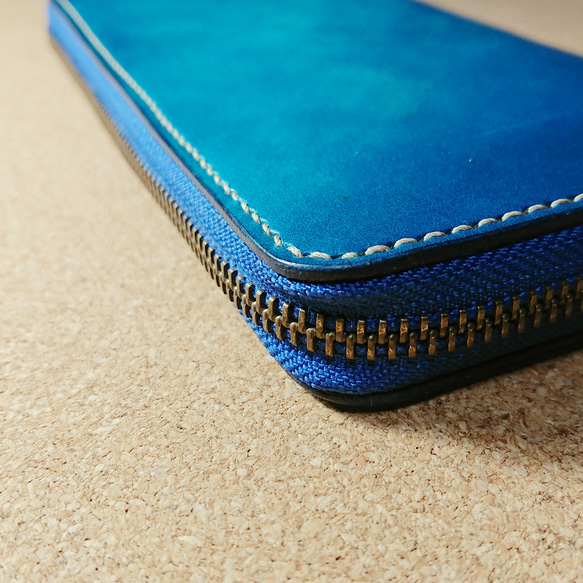 ☆オーダーメイド☆世界でたった１つの手染めの革財布☆ 