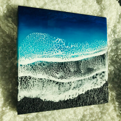 ブラックサンドビーチ　パネルアート 2枚目の画像