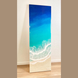 レジンアート 海アート サンセットビーチ 絵画 FLUID （フルイド