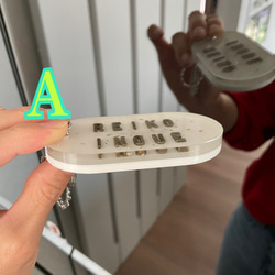 ネームタグ　オーダー承ります 2枚目の画像