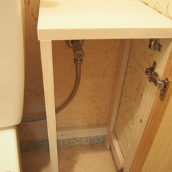 【受注製作】トイレの配管を隠すための棚 5枚目の画像