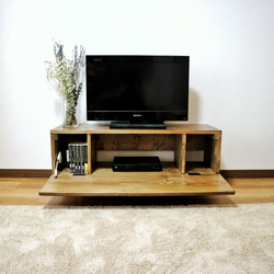TV wood board90"walnut”（テレビボード/ローボード/テレビ台） 3枚目の画像