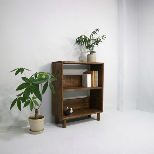 side low board”walnut”（サイドボード/本棚/シェルフ/収納棚/棚