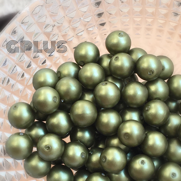 [8毫米30孔橄欖]優質珍珠配件免費送貨 第2張的照片