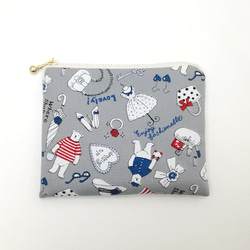 フラットポーチ☆ハンドメイド☆オーダーページ【ミニ】82 フラットポーチ☆ハンドメイド☆オーダーページ【ミニ】82