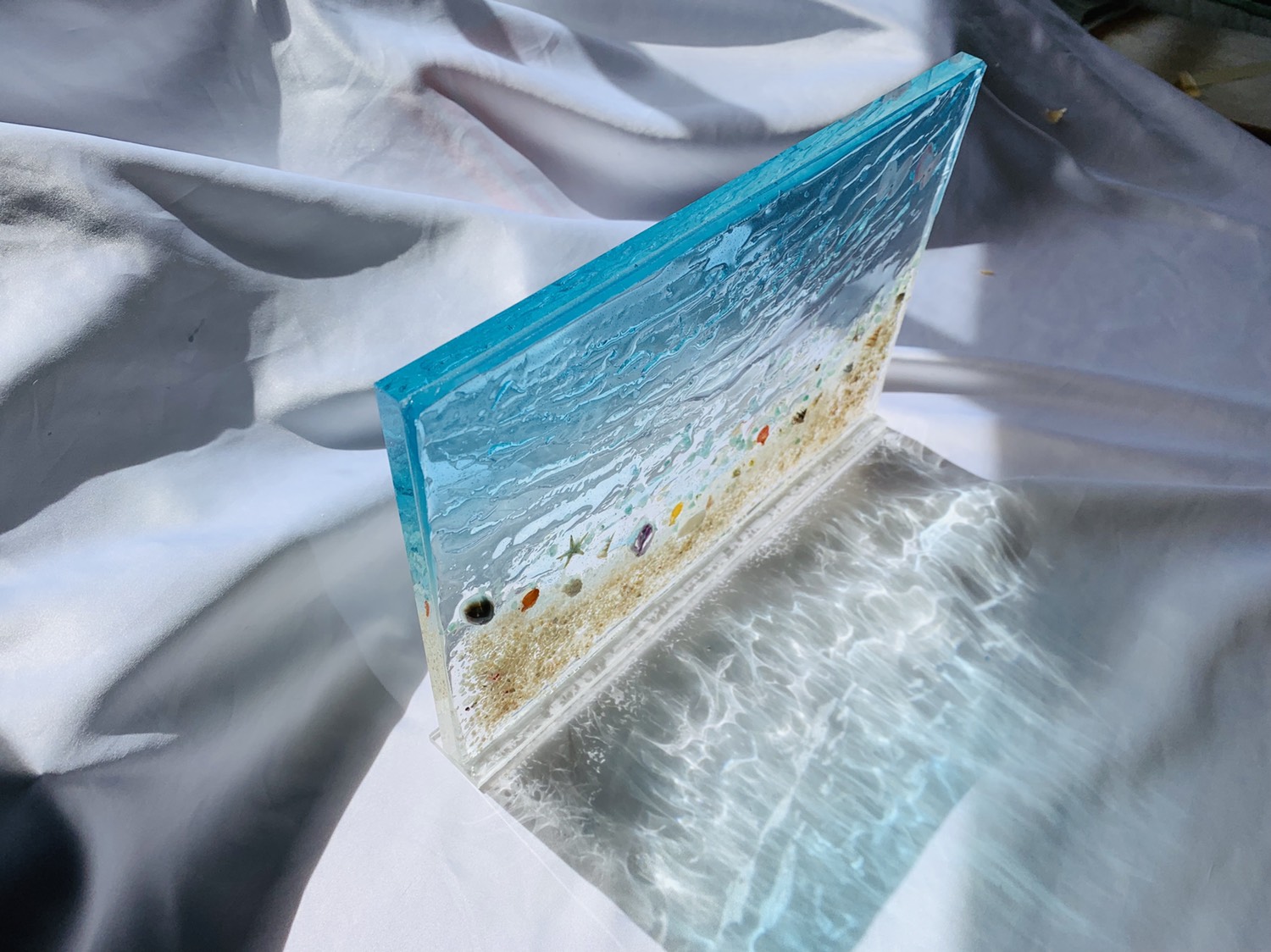 ビーチシーン アートパネル