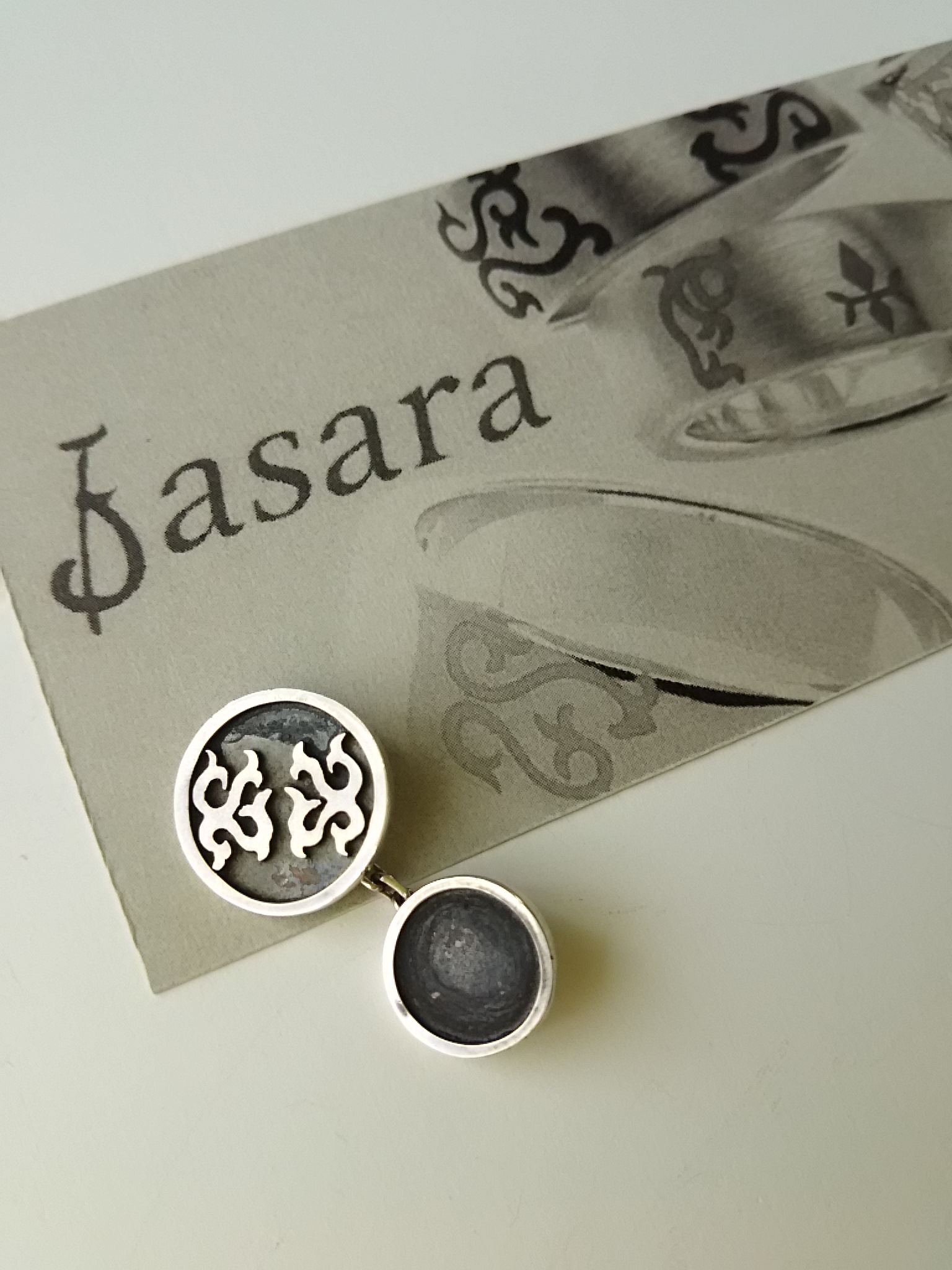 ＊arabesco＊ oxido ﾁｪｰﾝ  ｶﾌｽ C2 いぶし