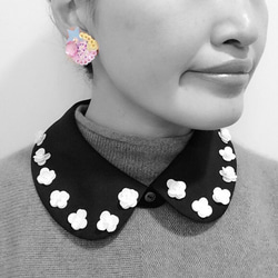 SALE★りふれーみんぐ ＊earring アシンメトリーペア　イヤリング 3枚目の画像