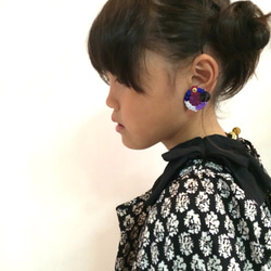 SALE★りふれーみんぐ ＊earring アシンメトリーペア　イヤリング 4枚目の画像