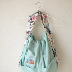 丸型フォルム kimono cloth bag (no.055) 3枚目の画像