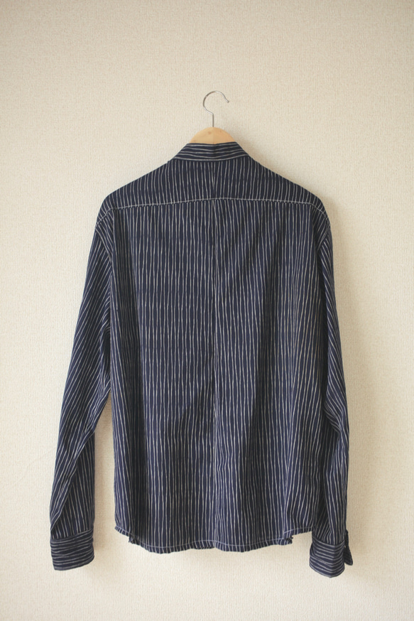 SALE !!!男子條紋襯衫和服（no.089） 第9張的照片