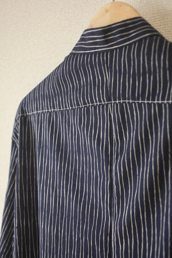 SALE !!!男子條紋襯衫和服（no.089） 第10張的照片