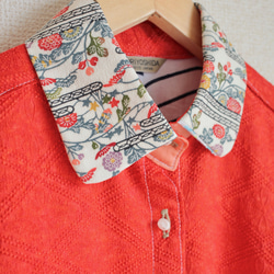 Selling !!!男女皆宜的日本紅色時尚襯衫（no.140） 第3張的照片