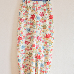 花紋和服簡單時髦的褲子（no.163） 第3張的照片