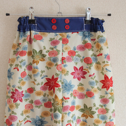 花紋和服簡單時髦的褲子（no.163） 第5張的照片