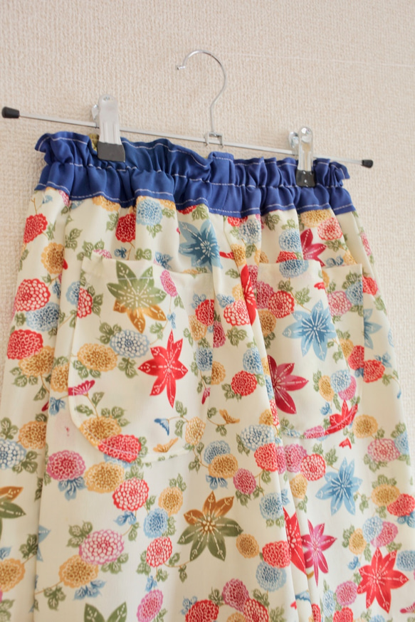 花紋和服簡單時髦的褲子（no.163） 第7張的照片