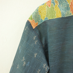 男士和服和淺藍色yakata短袖襯衫（No.176） 第7張的照片