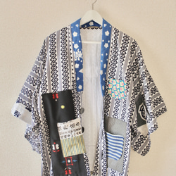 男士浴衣的Haori風格夾克（no.199） 第10張的照片