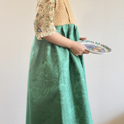 うしろボタンのnostalgicキモノワンピースドレス (no.249) 2枚目の画像