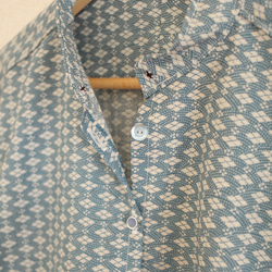 袖子口袋中的Oversize和服襯衫（No.263） 第3張的照片