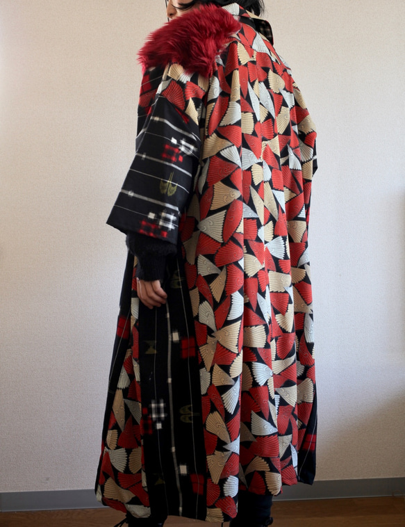和服xRed Fur和服超長款外套（編號356） 第9張的照片