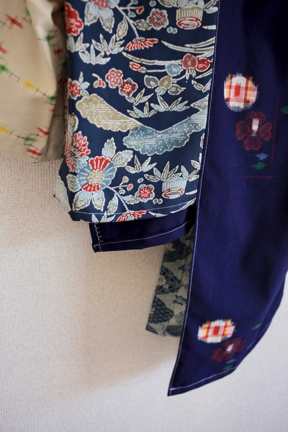 完全なるKimonoアシンメトリーシャツ : Blue (396) 9枚目の画像
