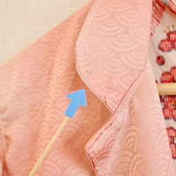 桜ピンク色のOversize 春ジャケット(no.410) 7枚目の画像