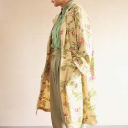 Nadeshiko圖案和服的春季長外套（編號432） 第2張的照片