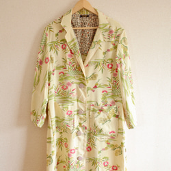 Nadeshiko圖案和服的春季長外套（編號432） 第3張的照片