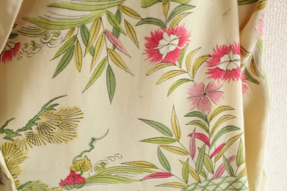 Nadeshiko圖案和服的春季長外套（編號432） 第7張的照片