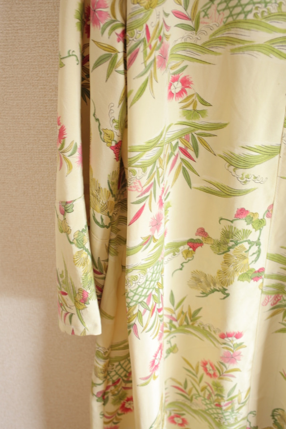 Nadeshiko圖案和服的春季長外套（編號432） 第9張的照片