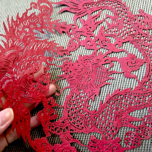 中国切り絵(剪紙)「龍」(額なし) 切り絵 sheepstyle 通販 中国切り絵(剪紙)「龍」(額なし) 切り絵 sheepstyle 通販