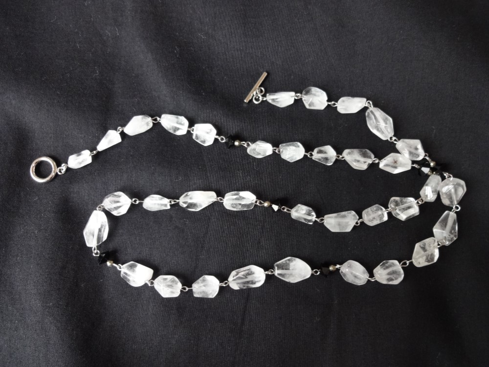 ホーランダイト(星入り水晶）ネックレス