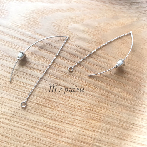 2カラー】アメリカンピアス キャッチセット ゴールド＆シルバー