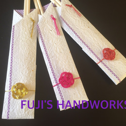 祝い箸＊選べる水引＊白☆梅結び(5膳) 箸・箸置き TINY＊WORKSHOP 通販