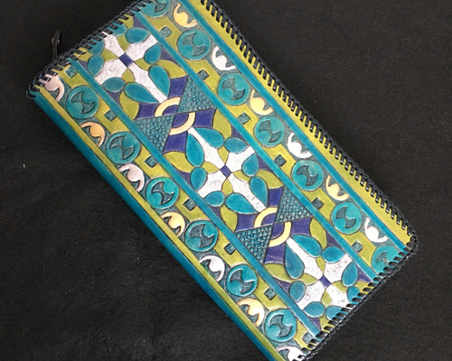 【トモ様】新品 未使用 本革 レザー 長財布 レザークラフト リニューアル❣️本革長財布/レザークラフト 長財布 yunsho 通販