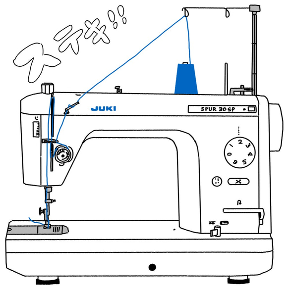 ミシンTシャツ 2枚目の画像