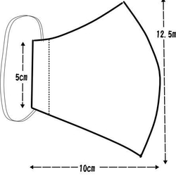 立体マスク　大人用 ◇ブラックウォッチダブルガーゼ　〈完成品〉 3枚目の画像