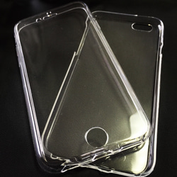 【 iPhone6/6s用 】⭕️新感覚 クリア フルカバー‼️当然、カバーの上から操作可能(^○^) 2枚目の画像