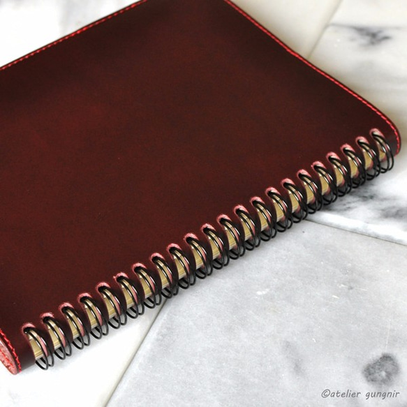 Rollbahn（ロルバーン）リング手帳カバーAa　A5サイズ　No.5　ブッテーロ ロルバーン ≪質問 オーダーの相談をする≫にて承っております