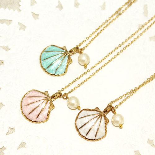 シンプル*貝がら*シェルネックレス* ネックレス・ペンダント canopus 
