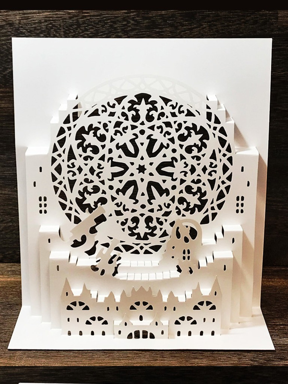 カット済み【工作キット】「飛び出すカード　4種入り」 5枚目の画像