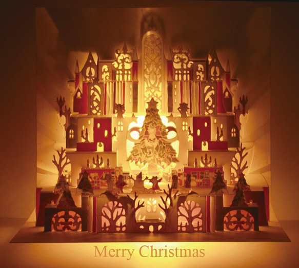 完成品【ポップアップカード】 エスポワール（クリスマスカード） 3枚目の画像