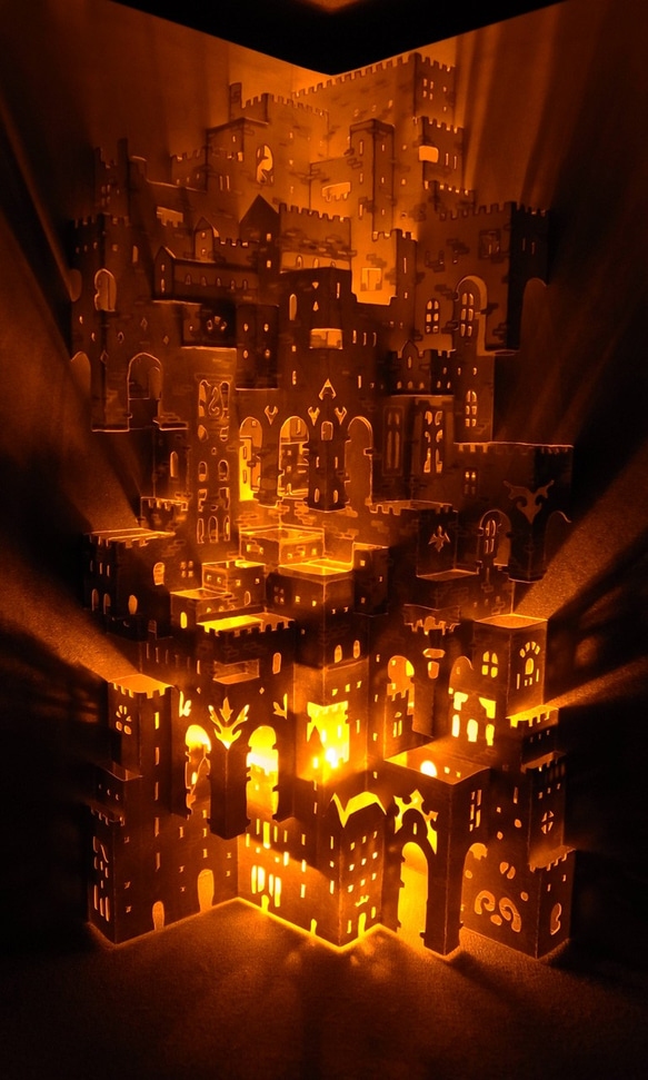 【キャンドルライト】ロウソク色タイプ [ゆらぎあり]  １個　（ポップアップカード用） 5枚目の画像