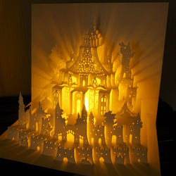 【キャンドルライト】ロウソク色タイプ [ゆらぎあり]  １個　（ポップアップカード用） 6枚目の画像