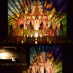 完成品【ポップアップカード】ウルニエ城 2枚目の画像