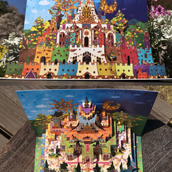 完成品【ポップアップカード】ウルニエ城 3枚目の画像