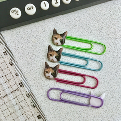 【オーダーメイド】あなたのおうちの犬猫・好きなものクリップ大♡ 2枚目の画像