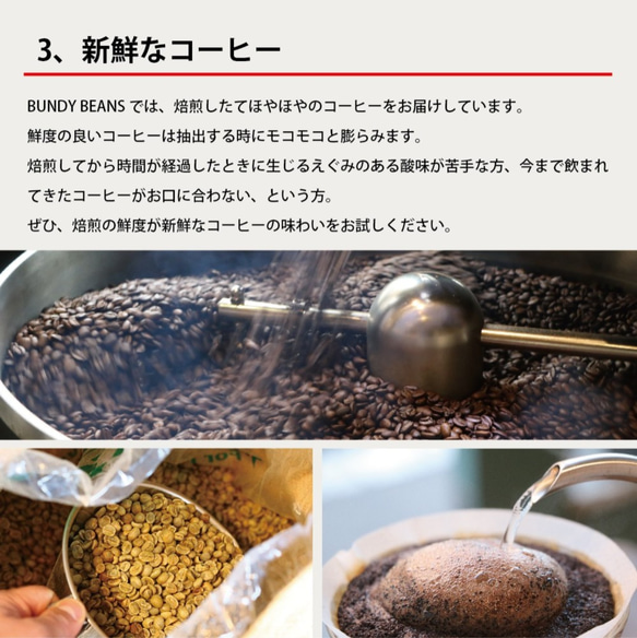 【コーヒー豆】ブラジル「中煎」200g/1pac 9枚目の画像